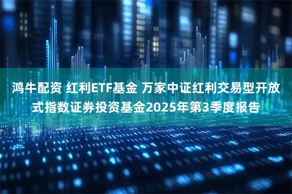 鸿牛配资 红利ETF基金 万家中证红利交易型开放式指数证券投资基金2025年第3季度报告